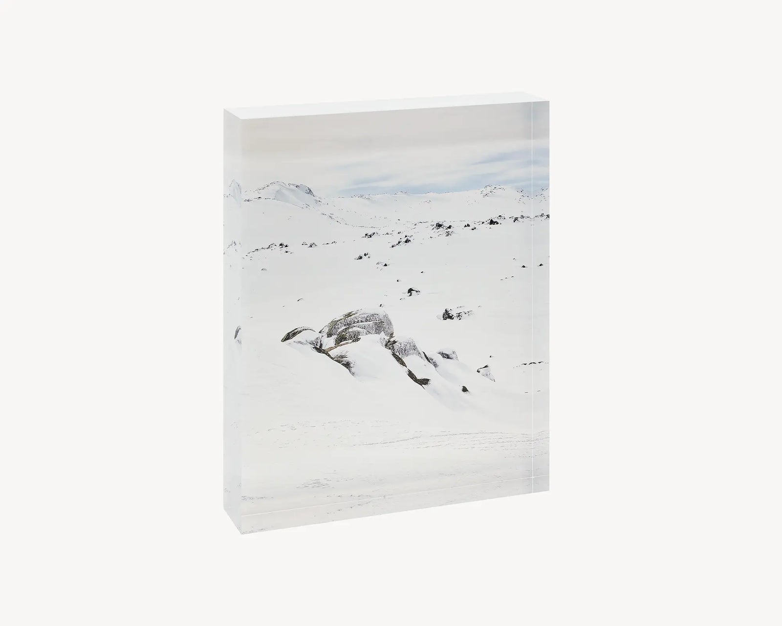 Etheridge lines. Acrylic block of Kosciuszko National Park, Australian artwork.