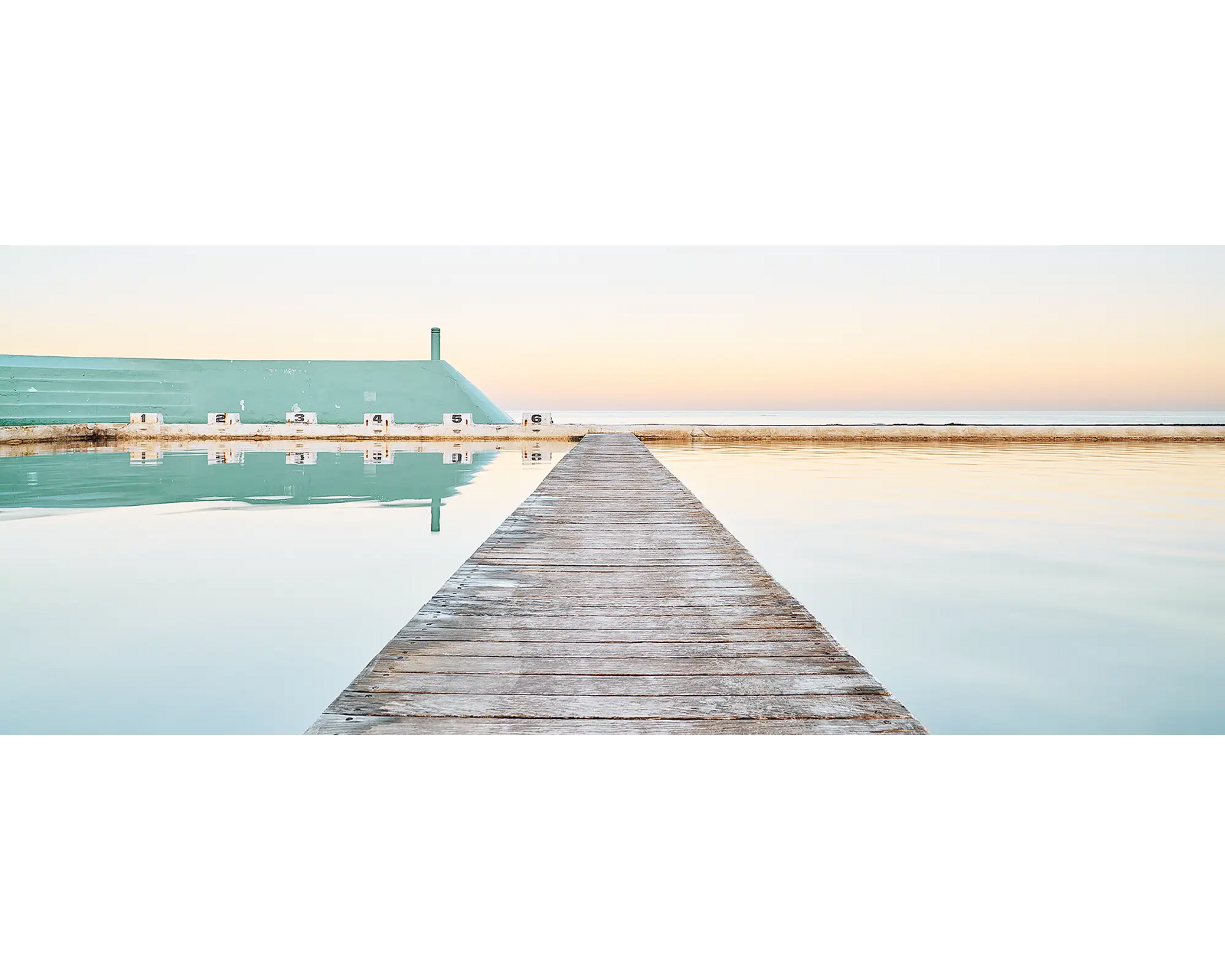 Evening Swim. Newcastle Baths, Newcastle, New South Wales, Australia.