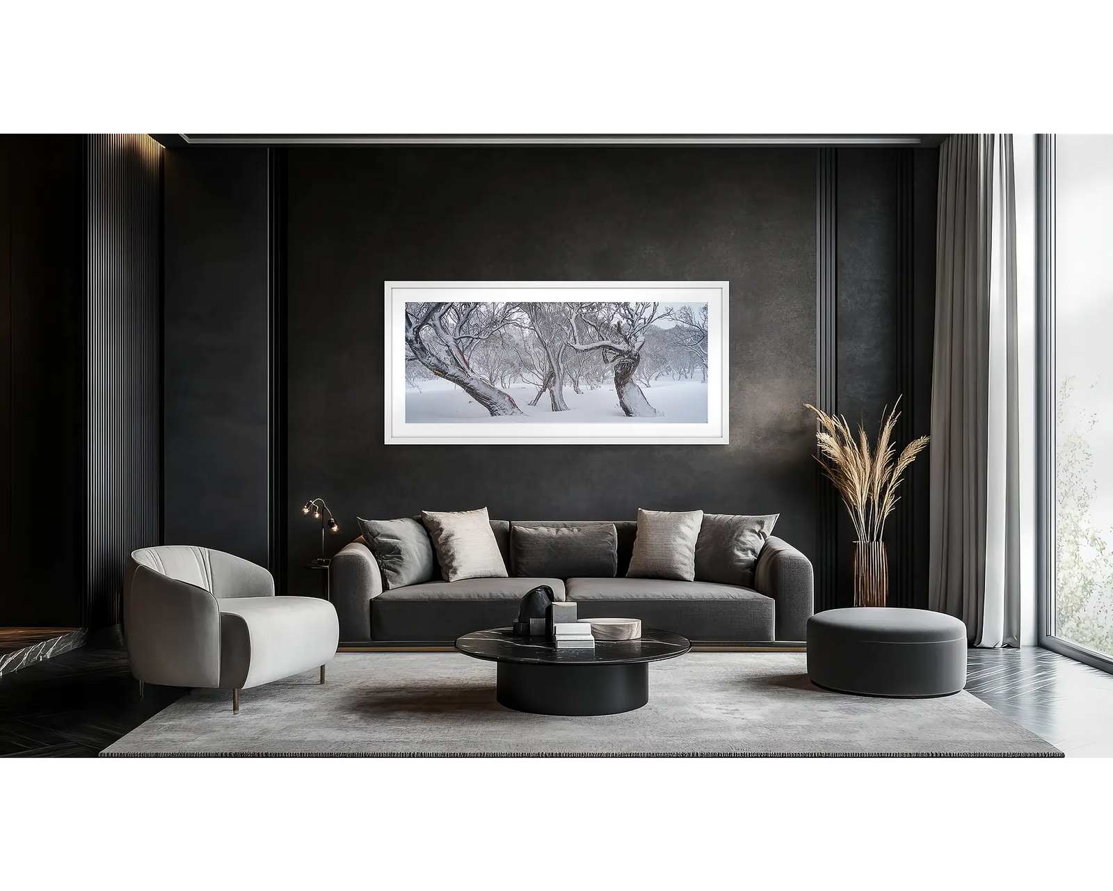 Family Twist. Twisted Snow Gums covered  in snow, Kosciuszko National Park.