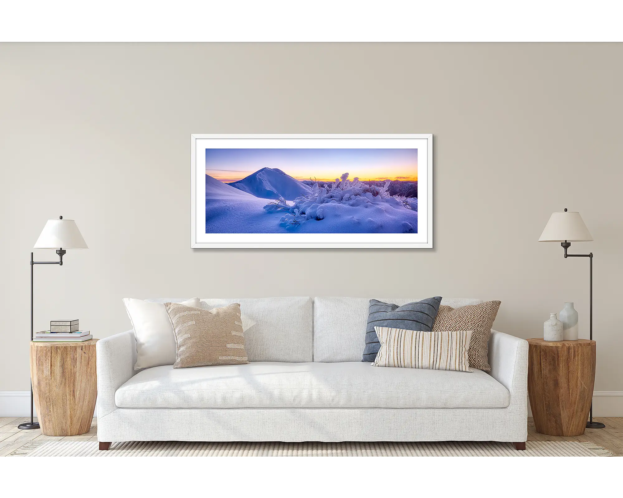 Feathertop Dawn, Sunrise Mount Feathertop, Alpine National Park, Victoria, Australia.