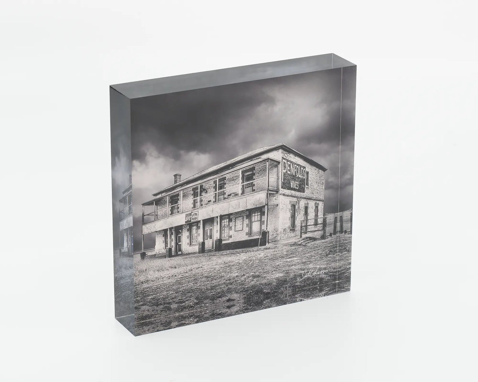 Forgotten Pub acrylic block - Yatina Hotel artwork.