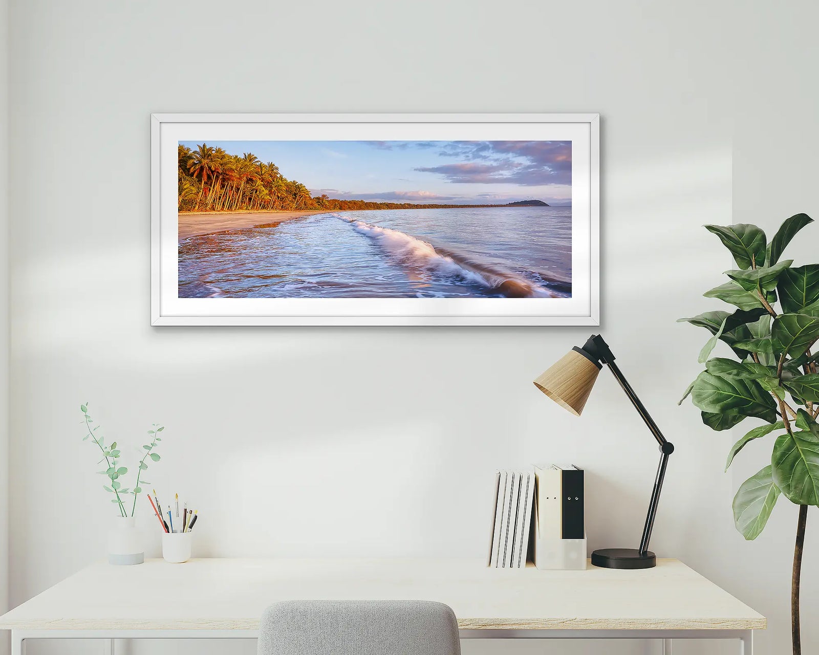 Four Mile Sunrise - waves crashing at sunrise along Four Mile Beach, Port Douglas, Queensland, Austraia.