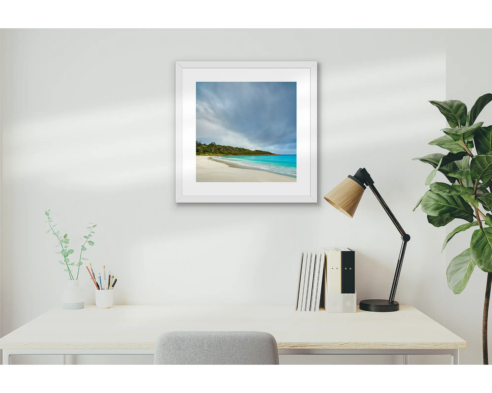 GeograSunrise with cloud, Meelup Beach, Geographe Bay, Western Australia