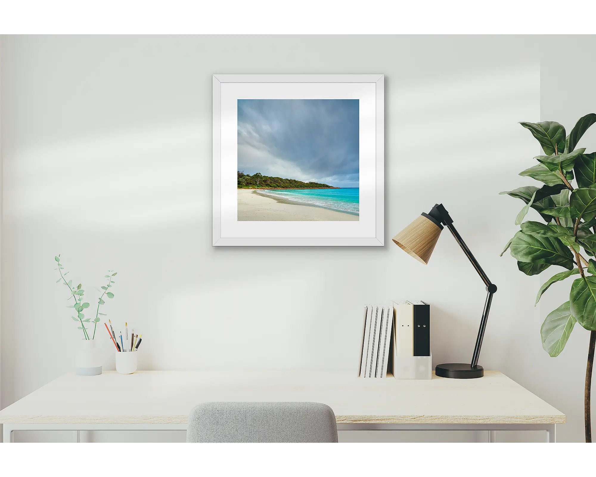 GeograSunrise with cloud, Meelup Beach, Geographe Bay, Western Australia