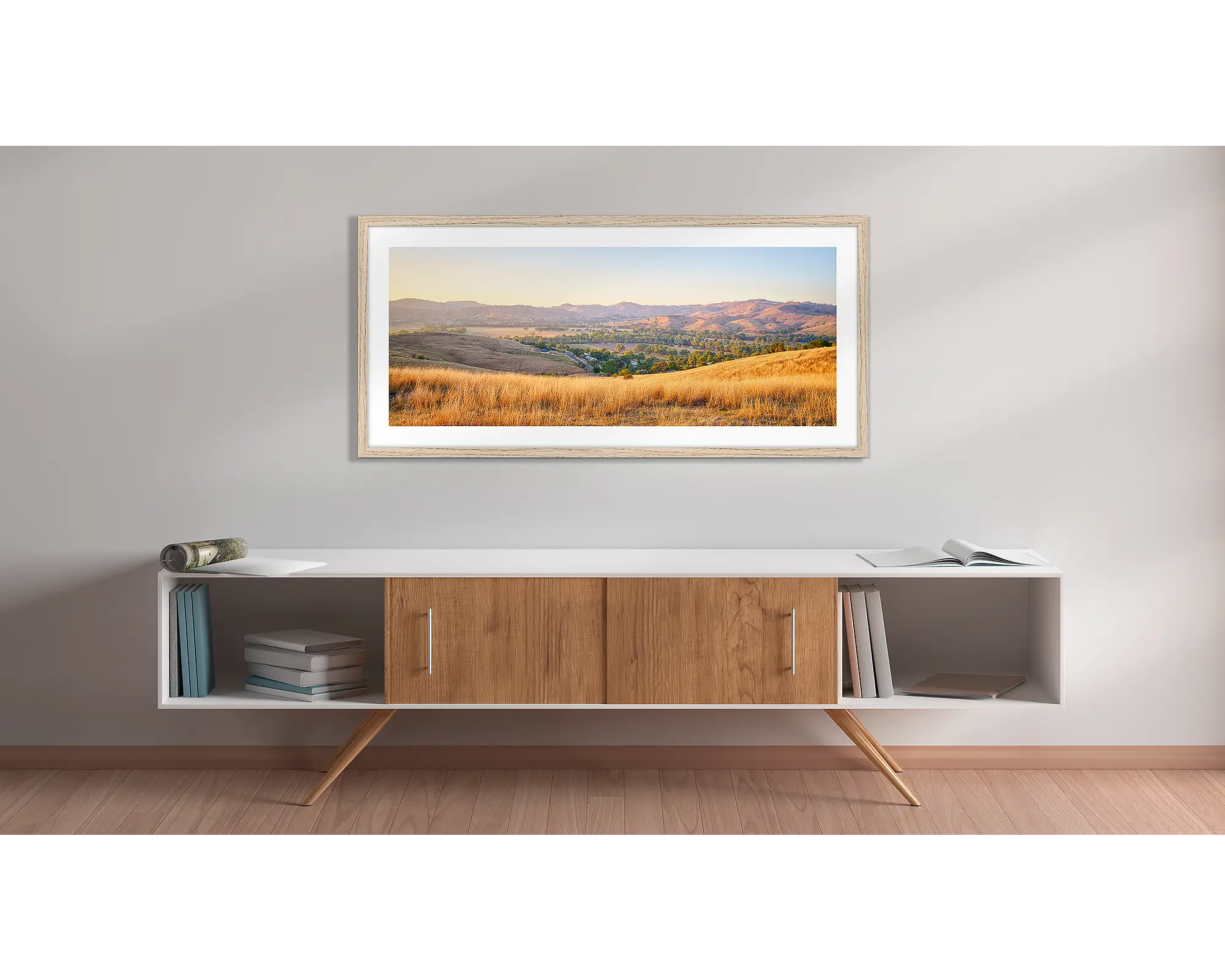 Golden Riverina. Sunrise, Gundagai, New South Wales, Australia.
