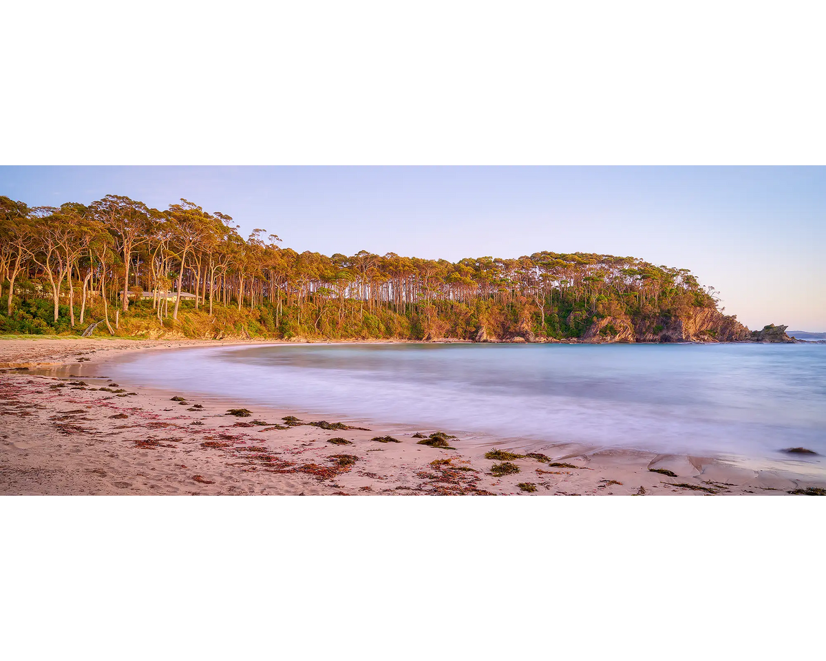 Lilli Pilli Beach at dawn, Batemans Bay, South Coast of New South Wales.