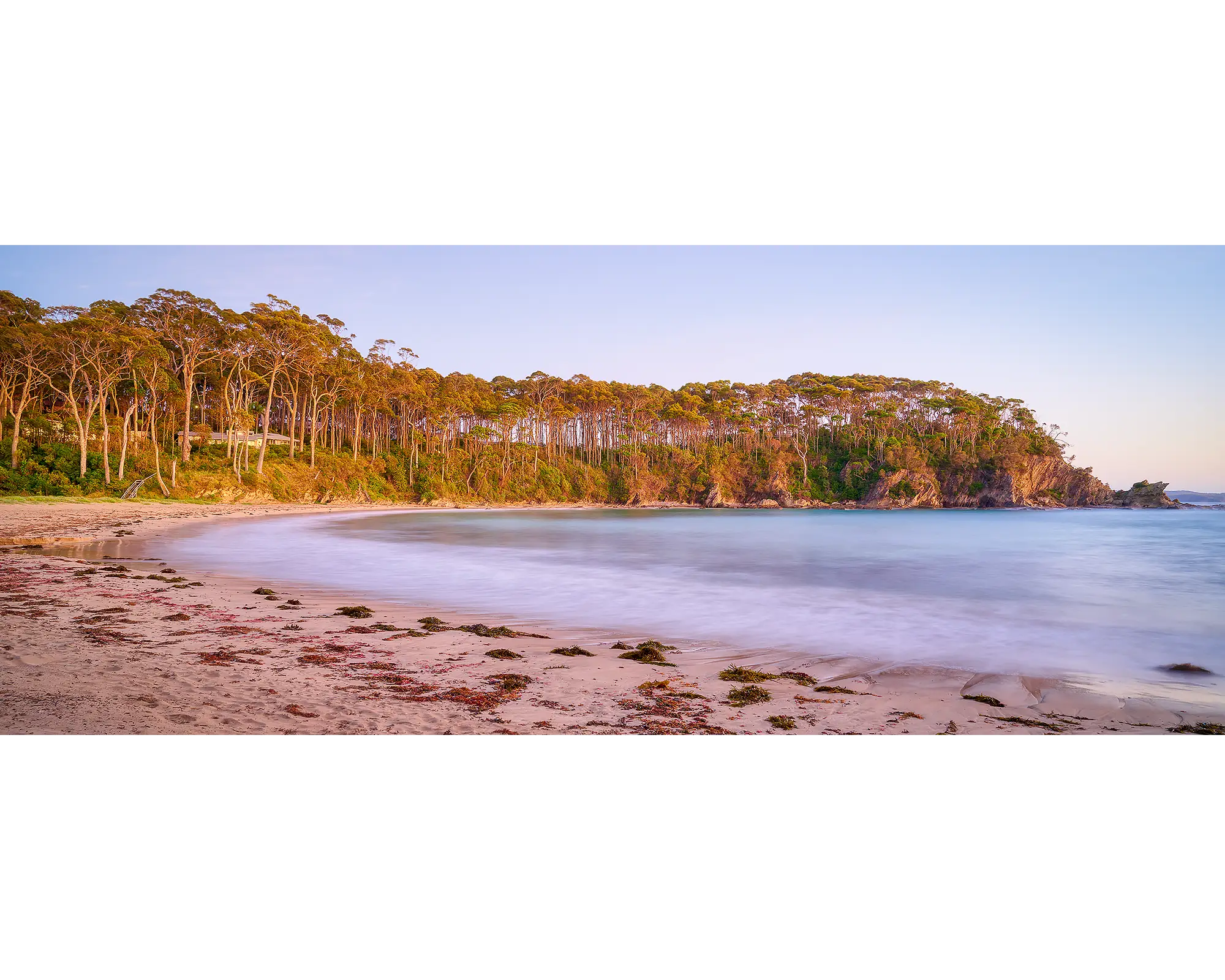 Lilli Pilli Beach at dawn, Batemans Bay, South Coast of New South Wales.