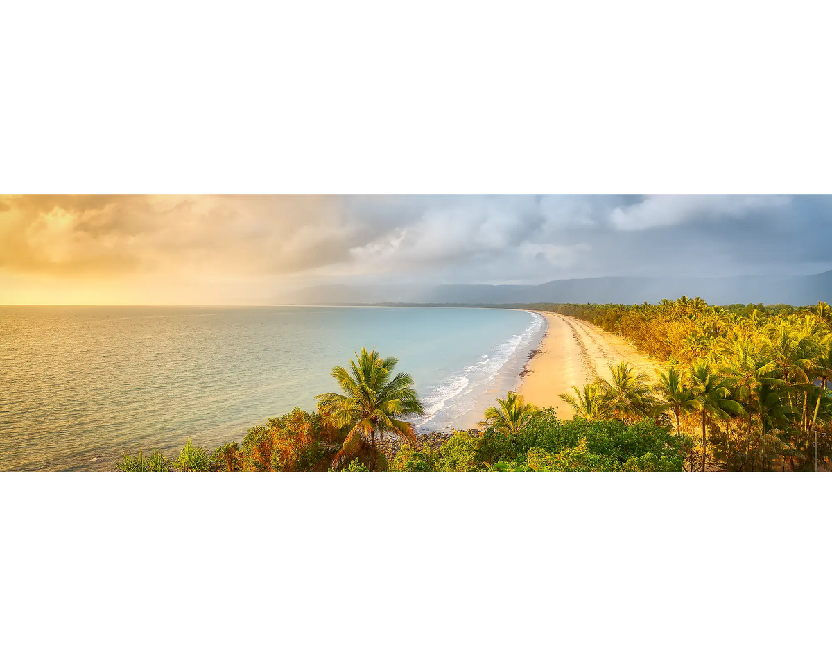 Good Morning. Sunrise at Four Mile Beach, Port Douglas, Queensland, Australia.