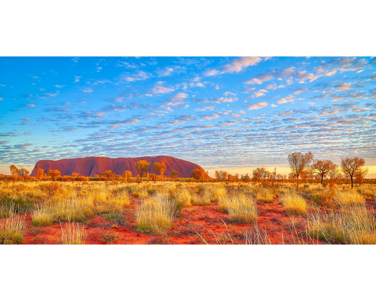 Great Southern Land. Sunrise over Uluru, Northern Territory, Australia.