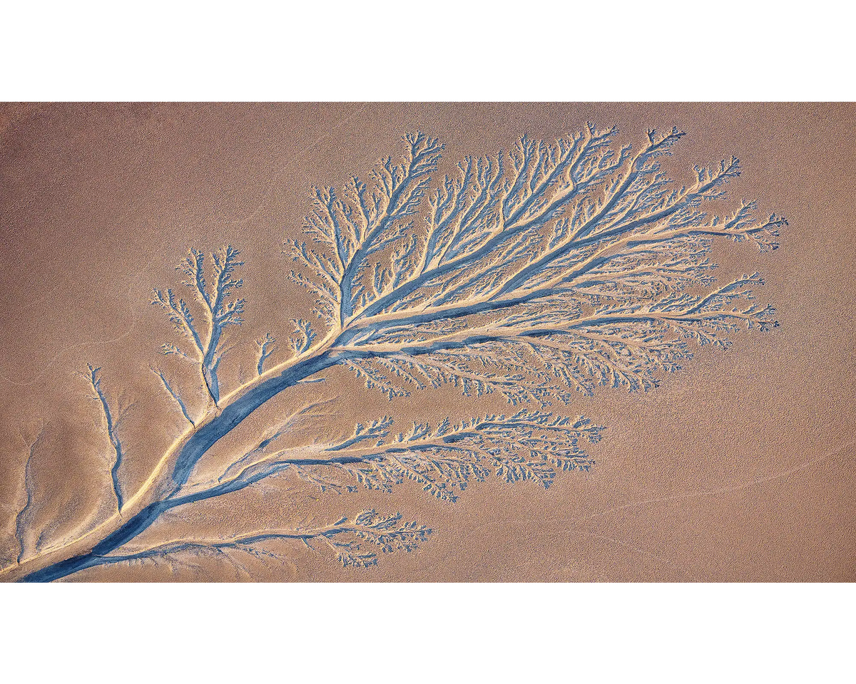 Groundwork. River patterns, The Kimberley, Western Australia.
