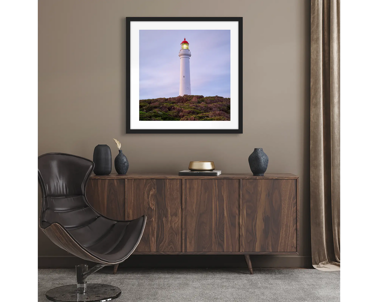 Guiding Light. Split Point Lighthouse. Aireys Inlet.