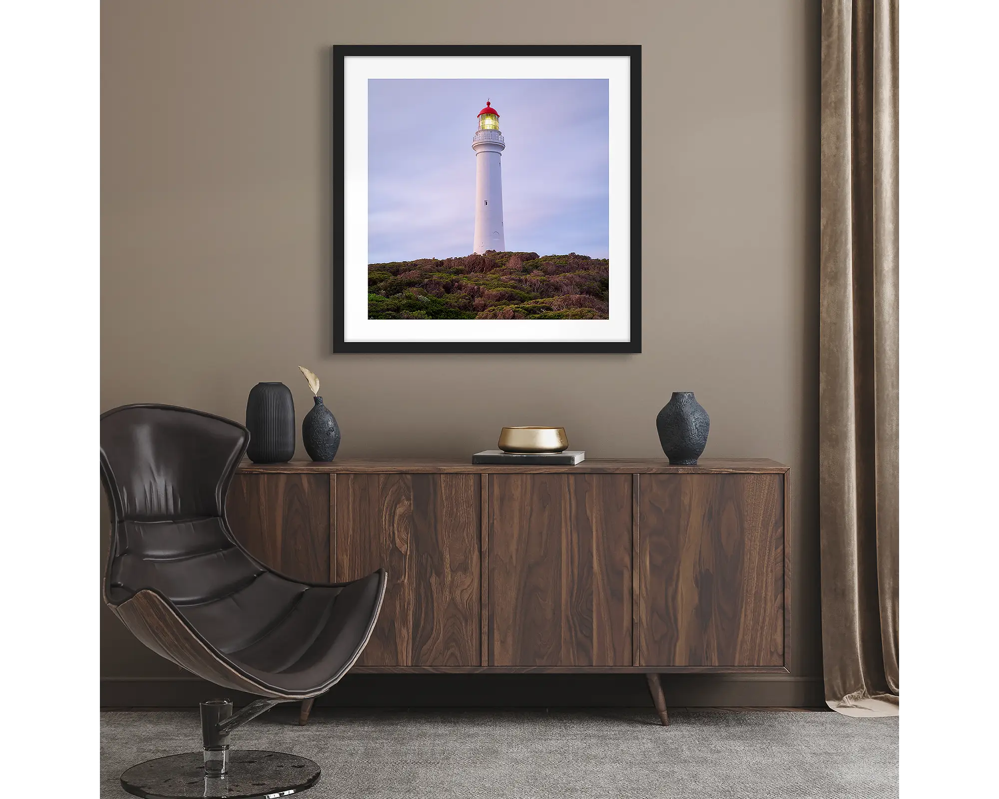 Guiding Light. Split Point Lighthouse. Aireys Inlet.