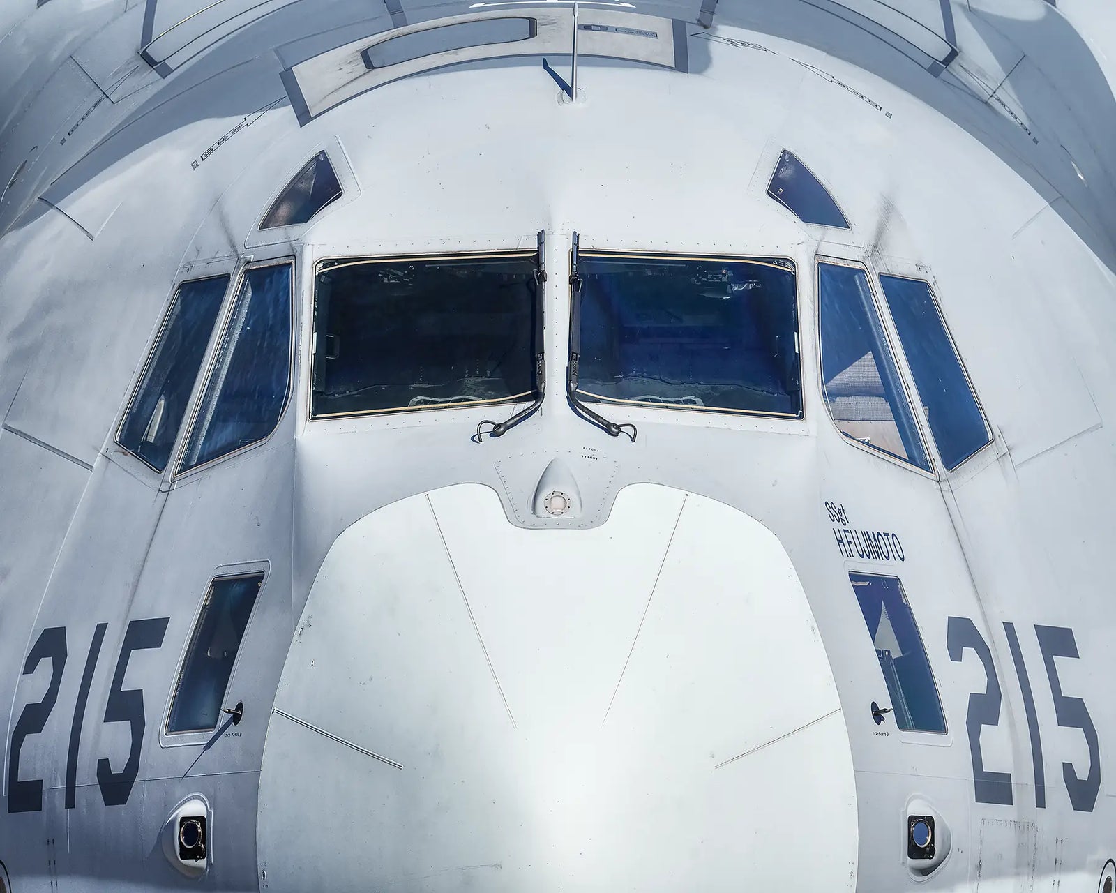 Kawaski C-2 Head on of cockpit, Japanese Air Self Defence Force