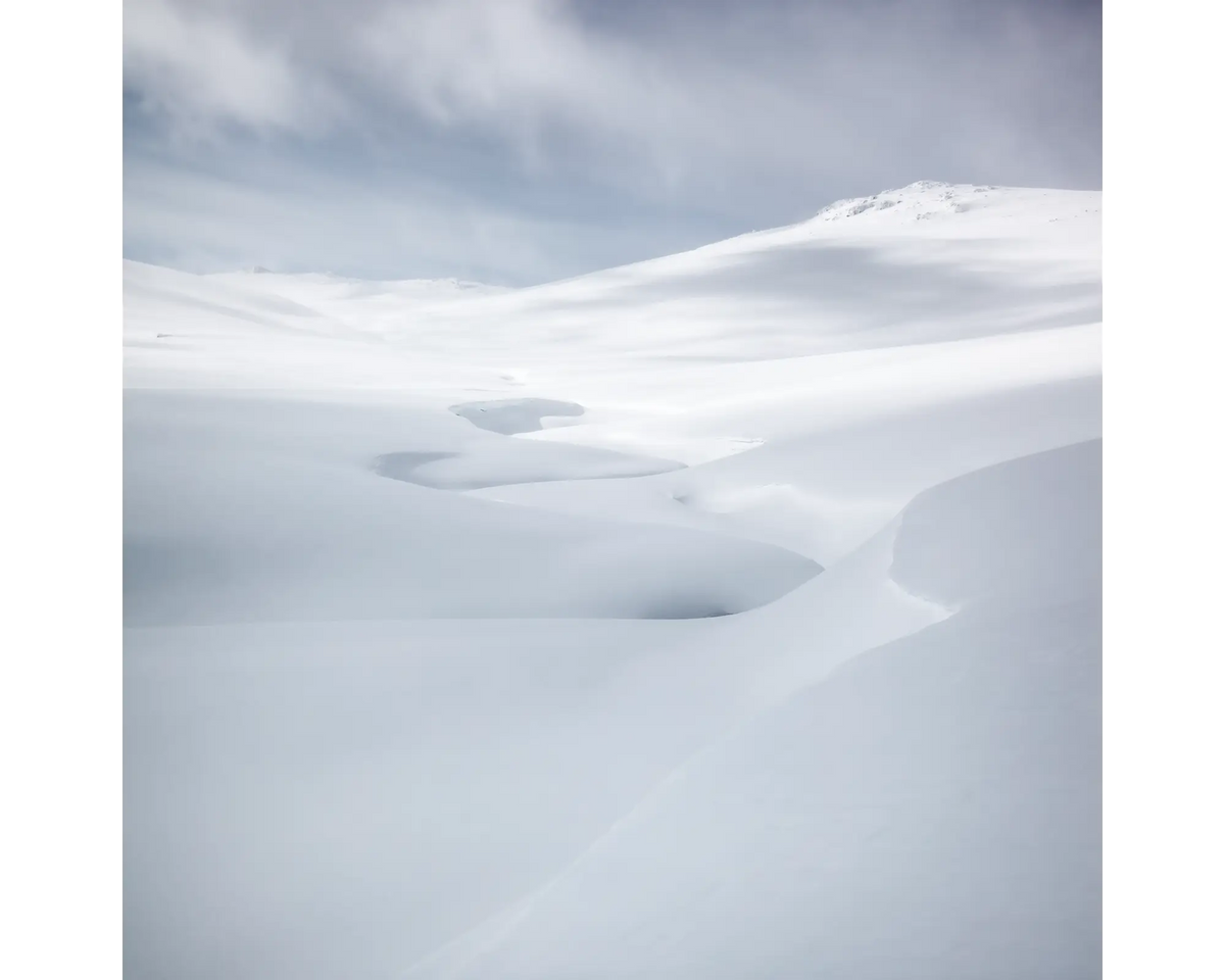Hidden Waters - winter snow patterns, Kosciuszko National Park.