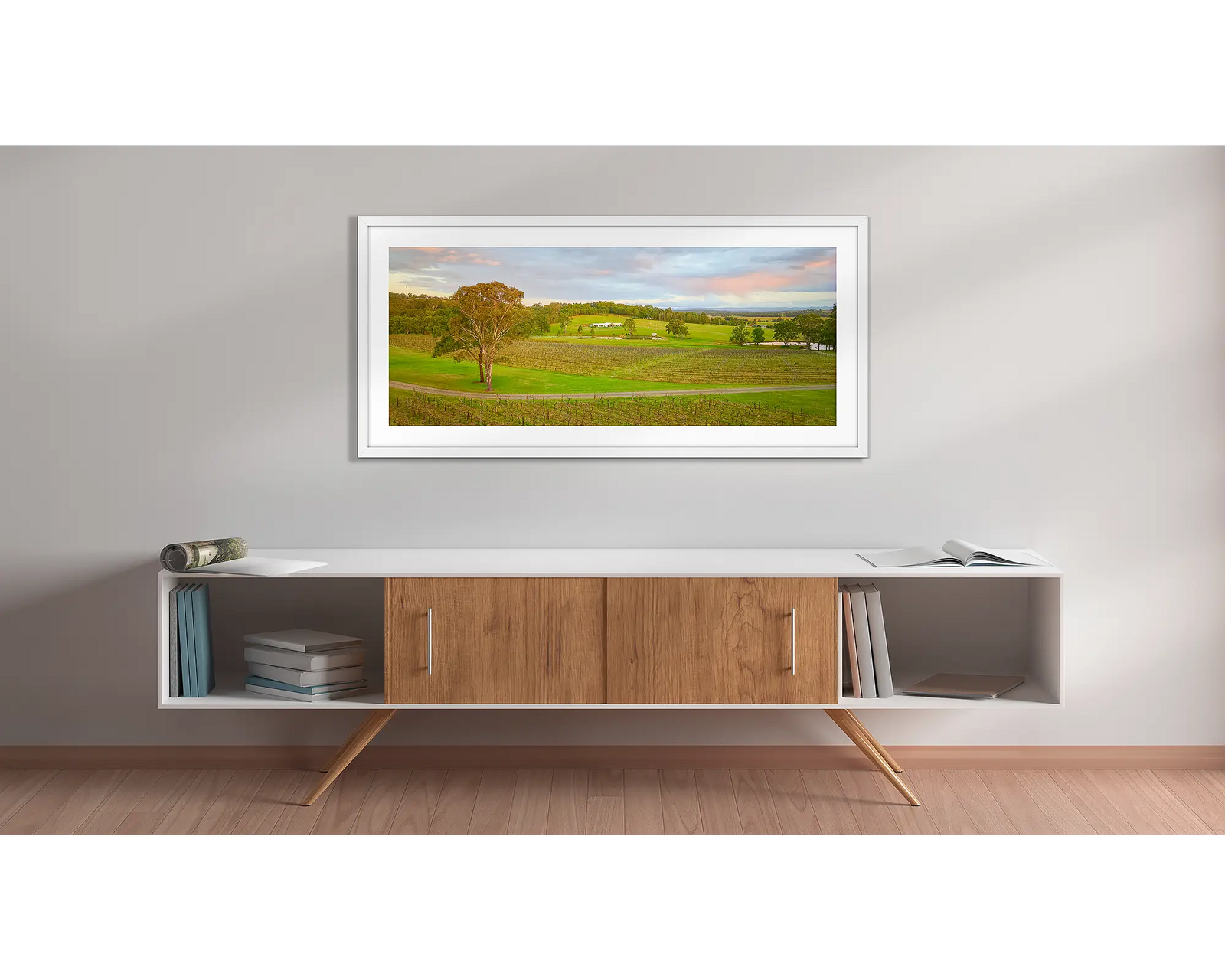 Hunter Valley Retreat. Molly Morgan winery at sunset.