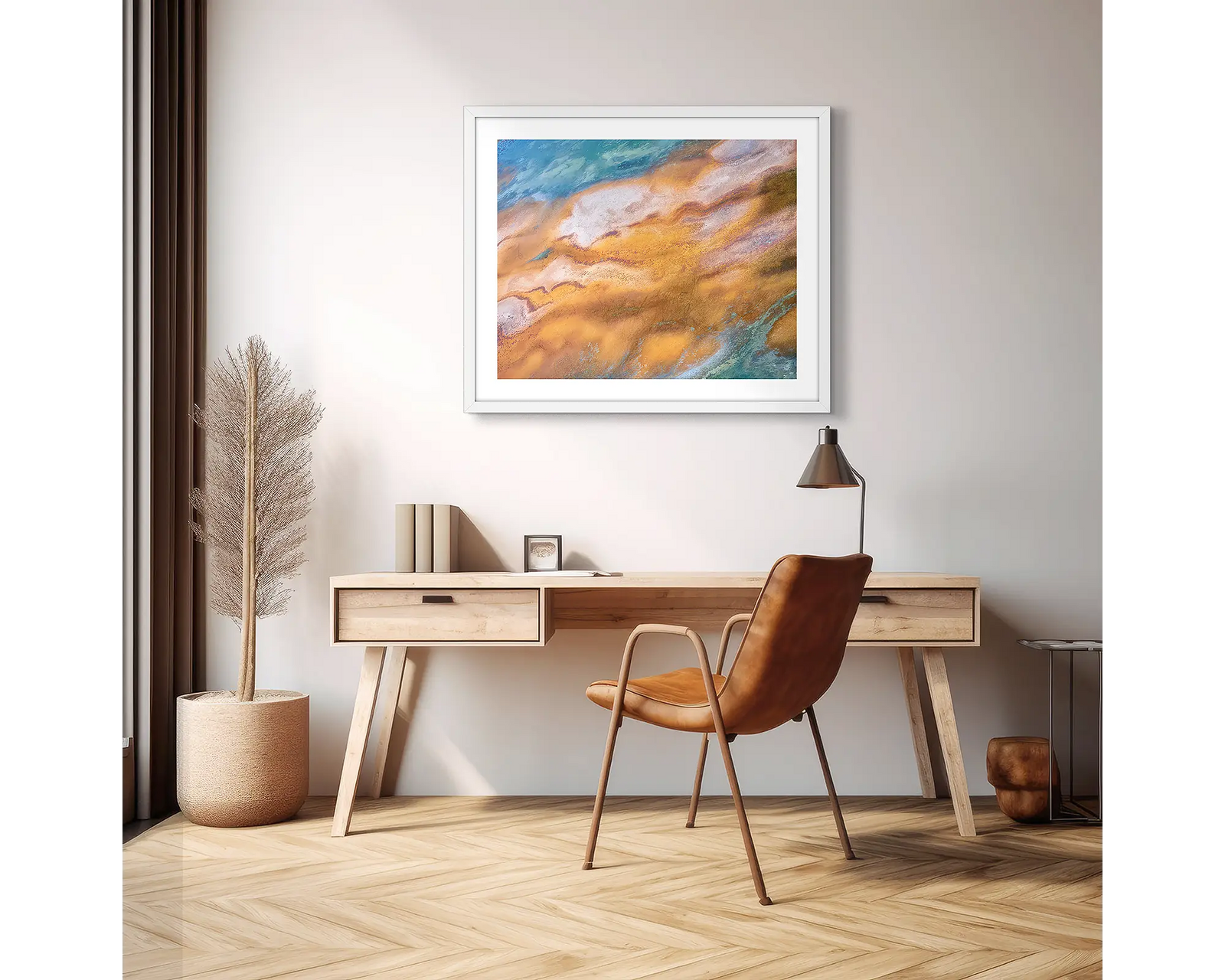 Illusive - Tidal patterns and colours, Roebuck Bay, The Kimberley, Western Australia.