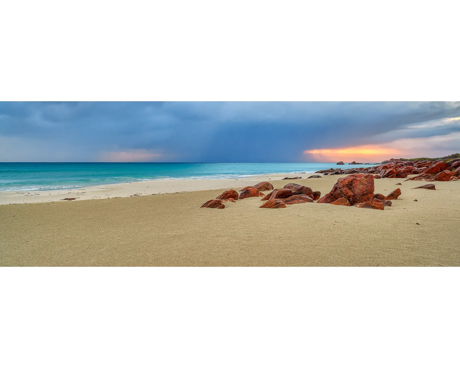 Incoming storm at sunrise, Geographe Bay, WA. 