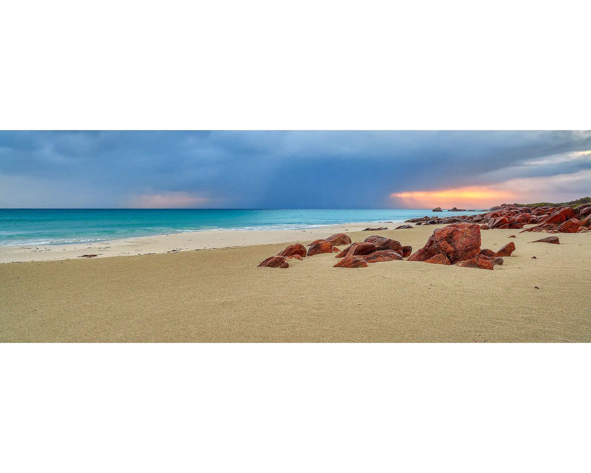 Incoming storm at sunrise, Geographe Bay, WA. 