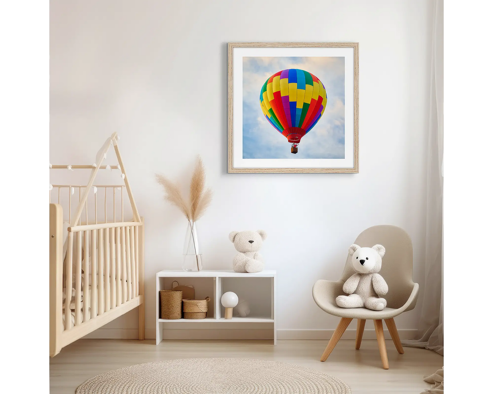 Joy. Colourful hot air balloon, Canberra Balloon Spectaclar.