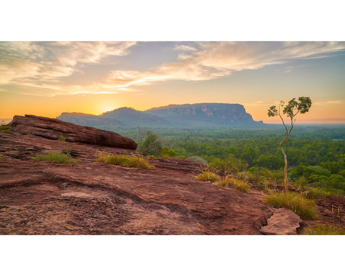 Kakadu Dreaming. Sunrise over Nourlangie Rock, Kakadu National Park.