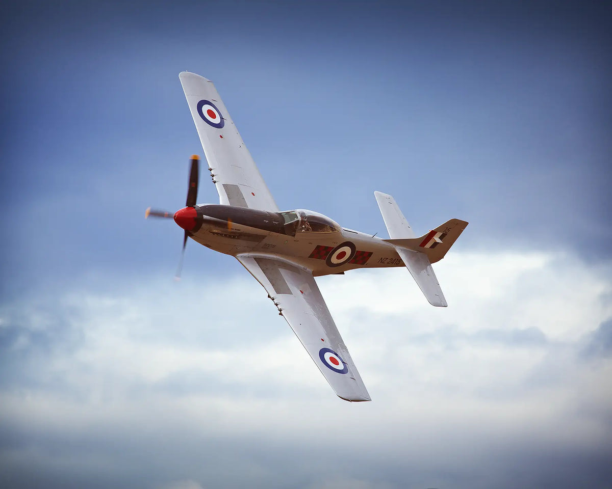 Kiwi Warbird - RNZAF P-51 Mustang in flight.