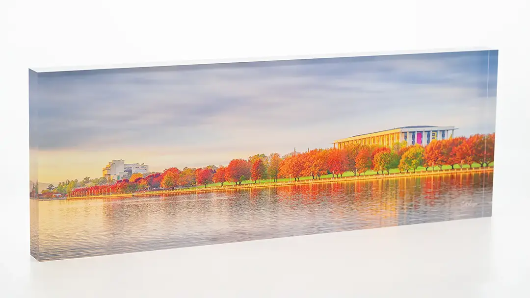 Lake Burley Griffin acrylic block collection.