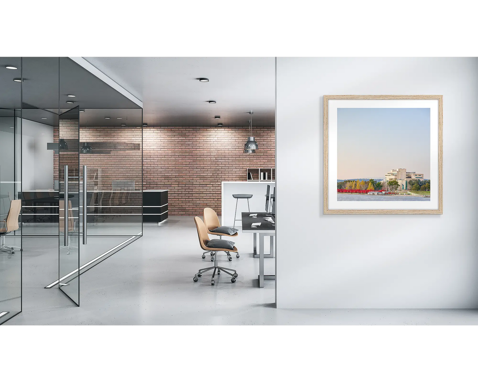 The High COurt Of Australia at sunrise during autumn in Canberra.