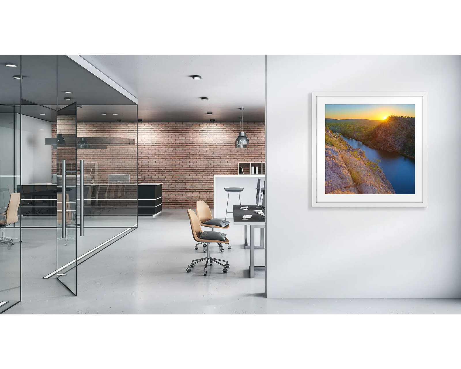 Last Light. Setting sun over Katherine Gorge, Nitmiluk National Park, Northern Territory, Australia.