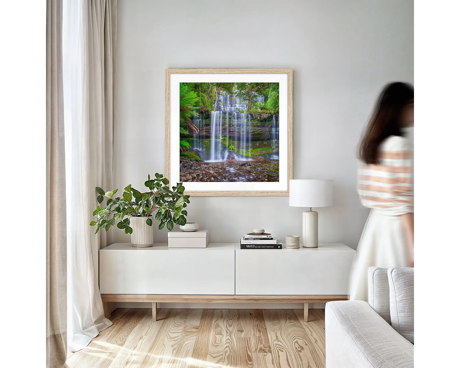 Layers. Russell Falls, Mount Field National Park, Tasmania.
