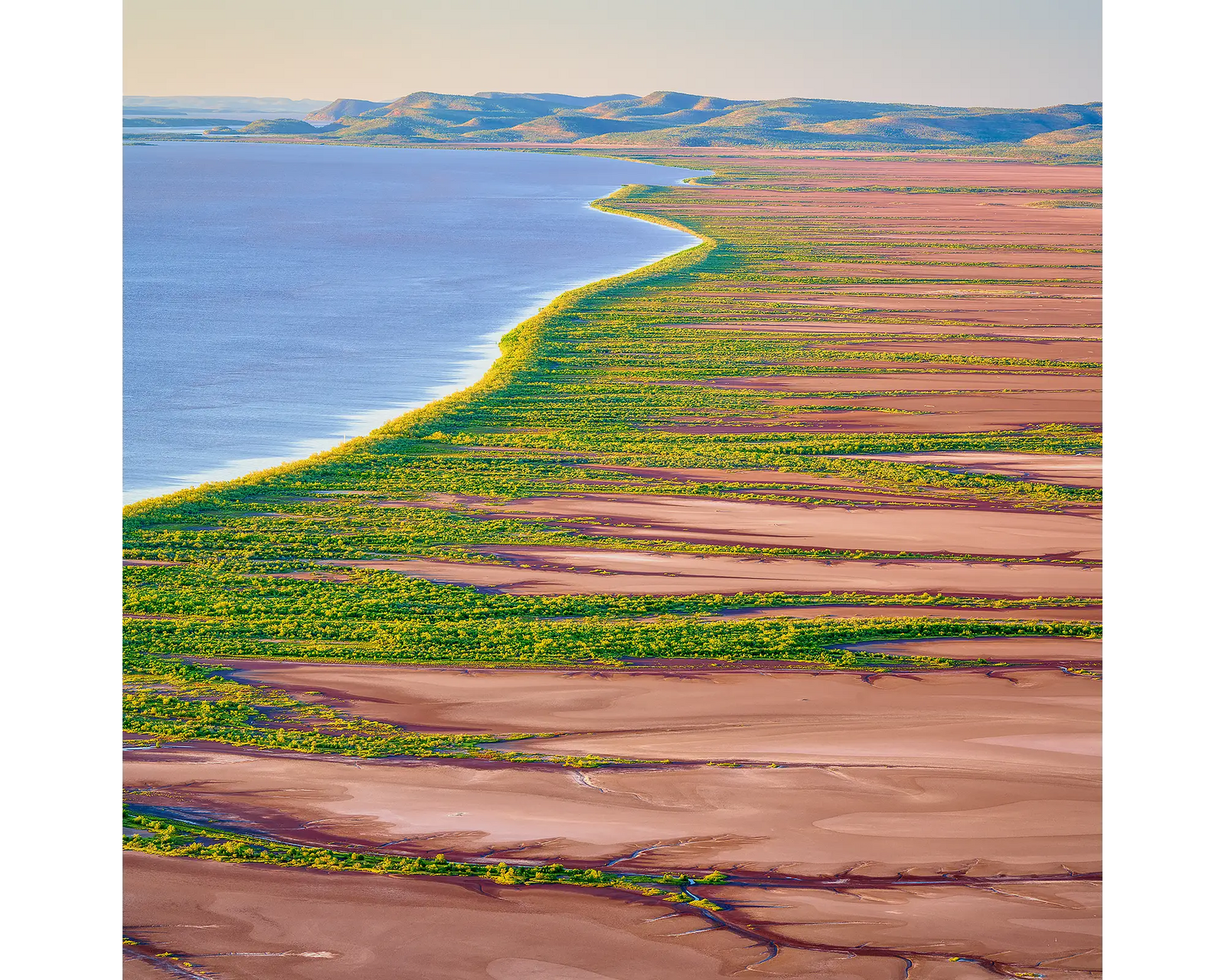 Lighting The Gulf. Sunset over Cambridge Gulf, The Kimberley, Western Australia.