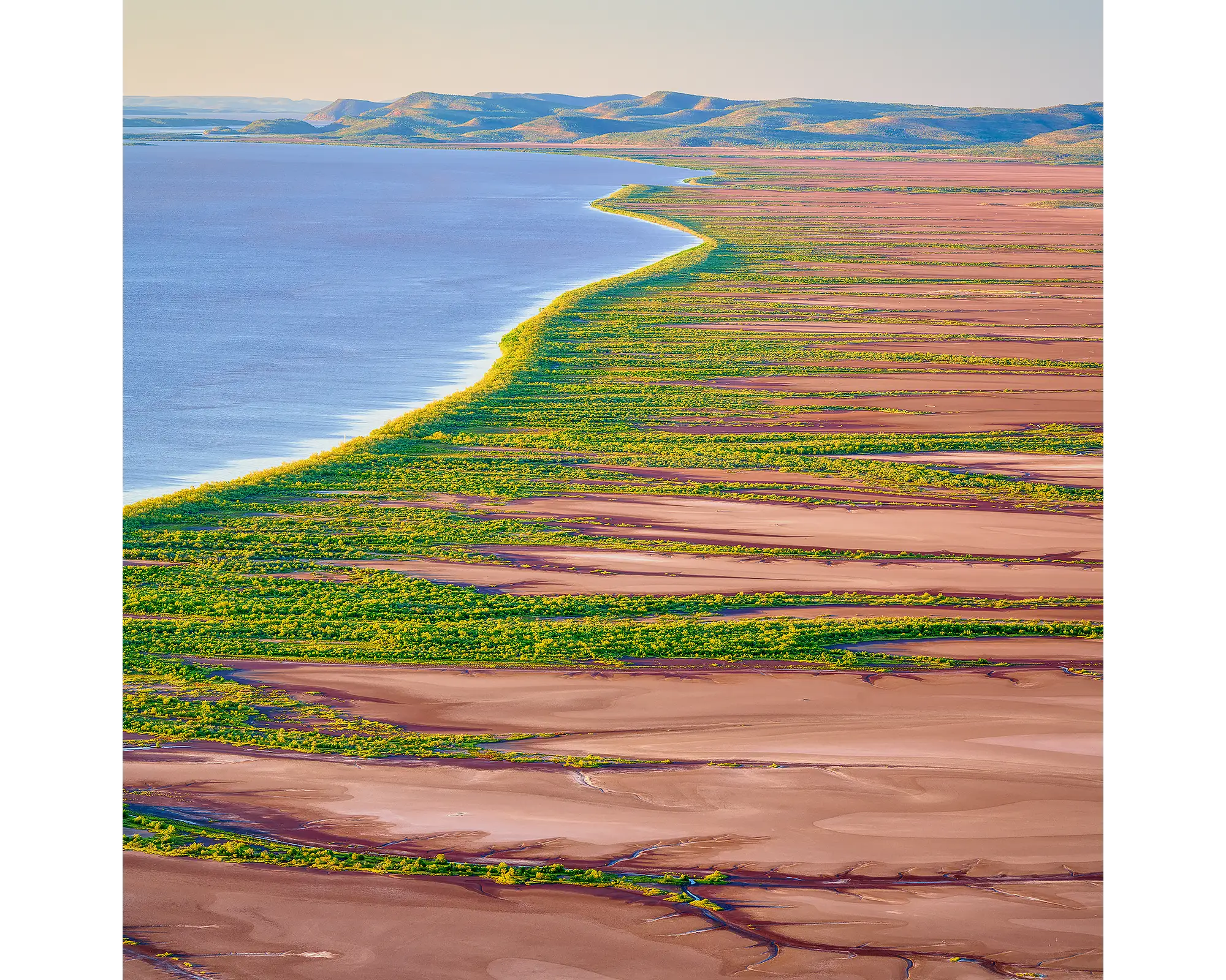Lighting The Gulf. Sunset over Cambridge Gulf, The Kimberley, Western Australia.