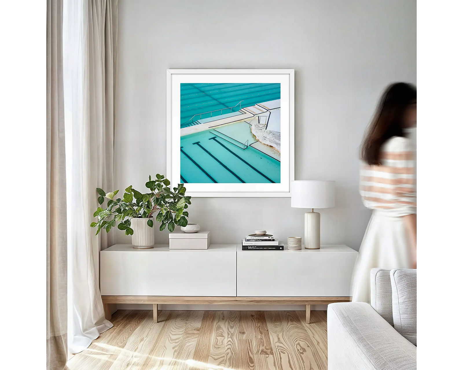 Lines - Icebergs Ocean Baths, Bondi, Sydney, New South Wales, Australia.