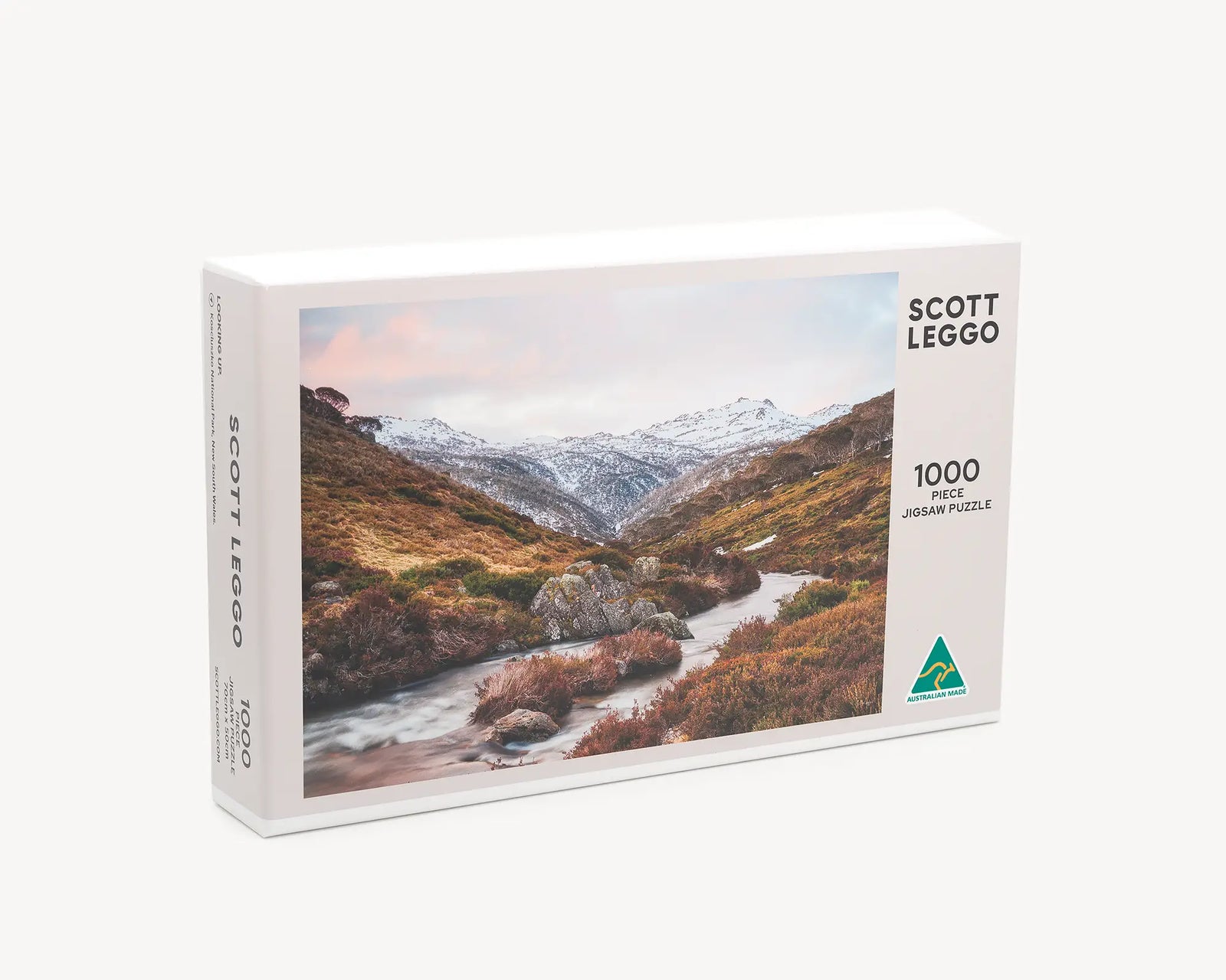 Looking up. 1000 piece jigsaw box.