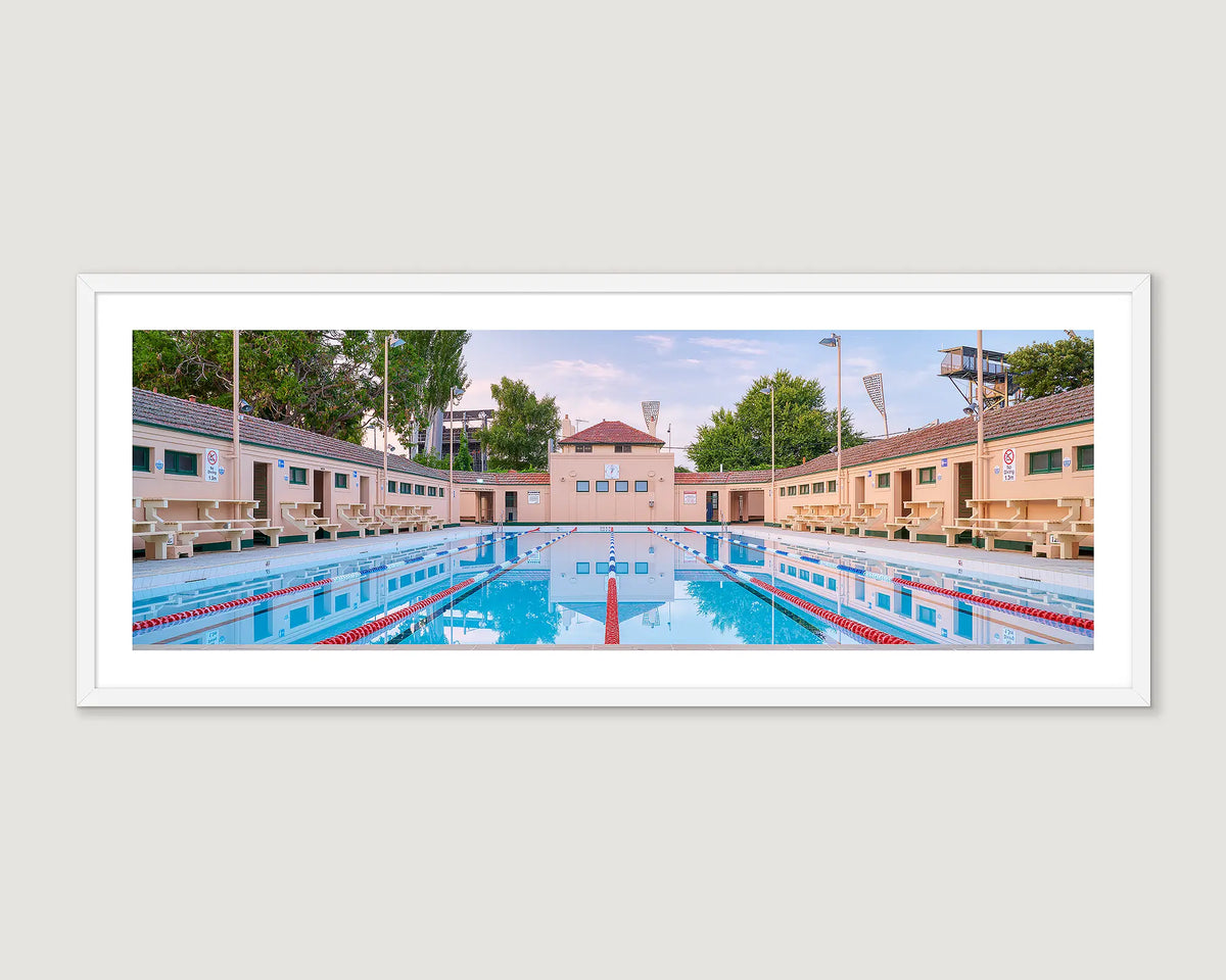 Framed photograph of the historic Manuka Pool.