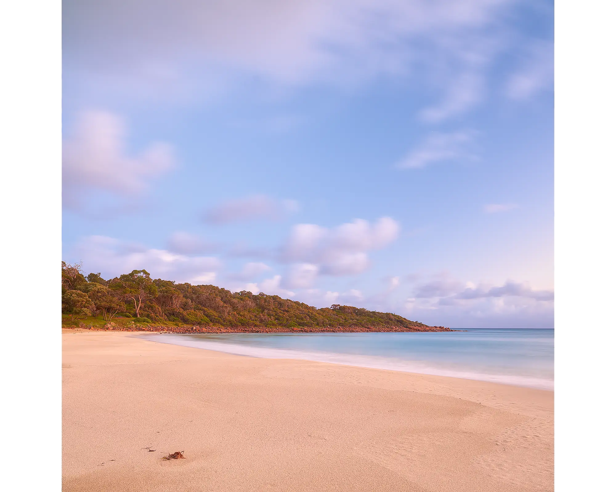 Meelup Morning. Sunrise at Meelup Beach, Geographe Bay, Western Australia.