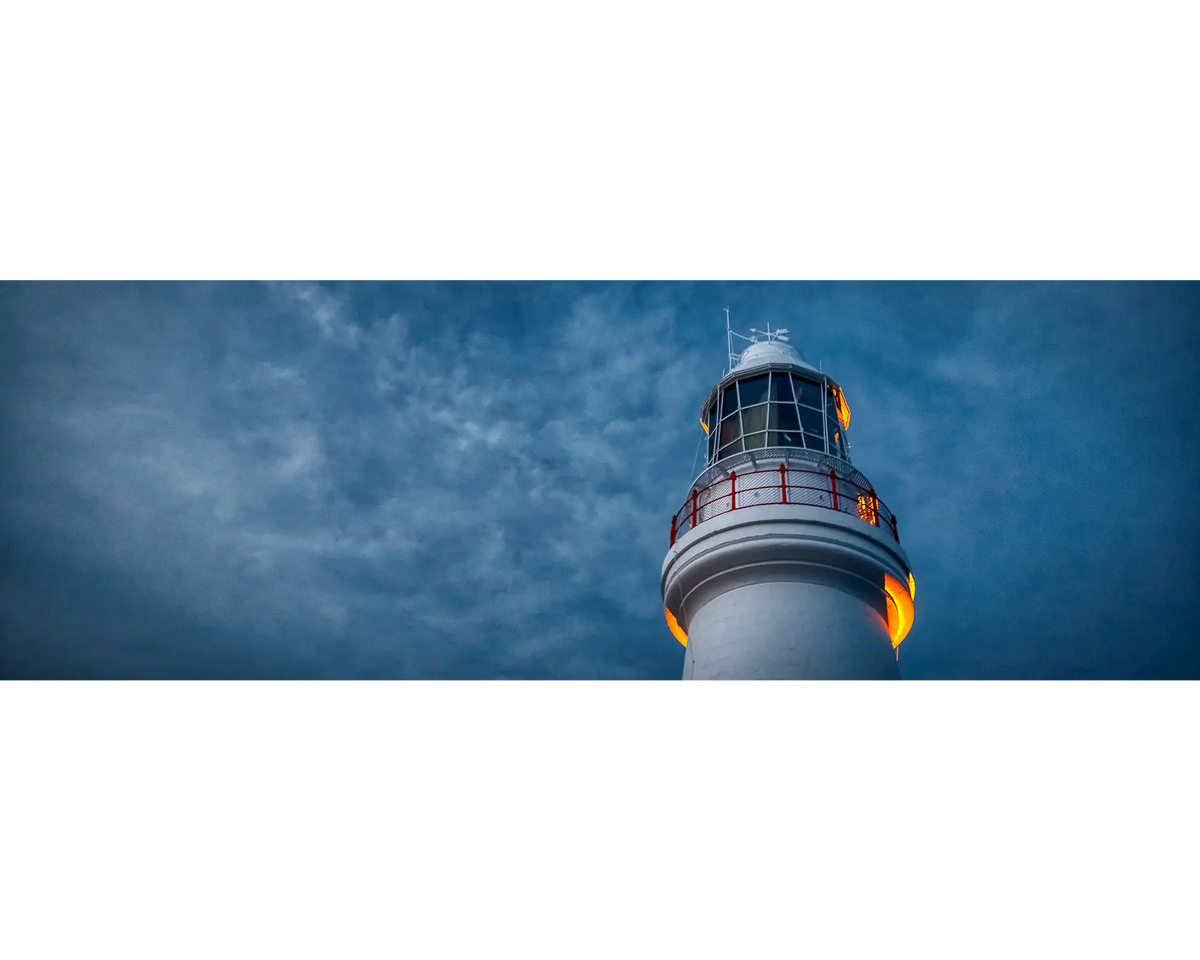 Moonrise At The Lighthouse. Cape Otway Lightstation, Victoria, Australia