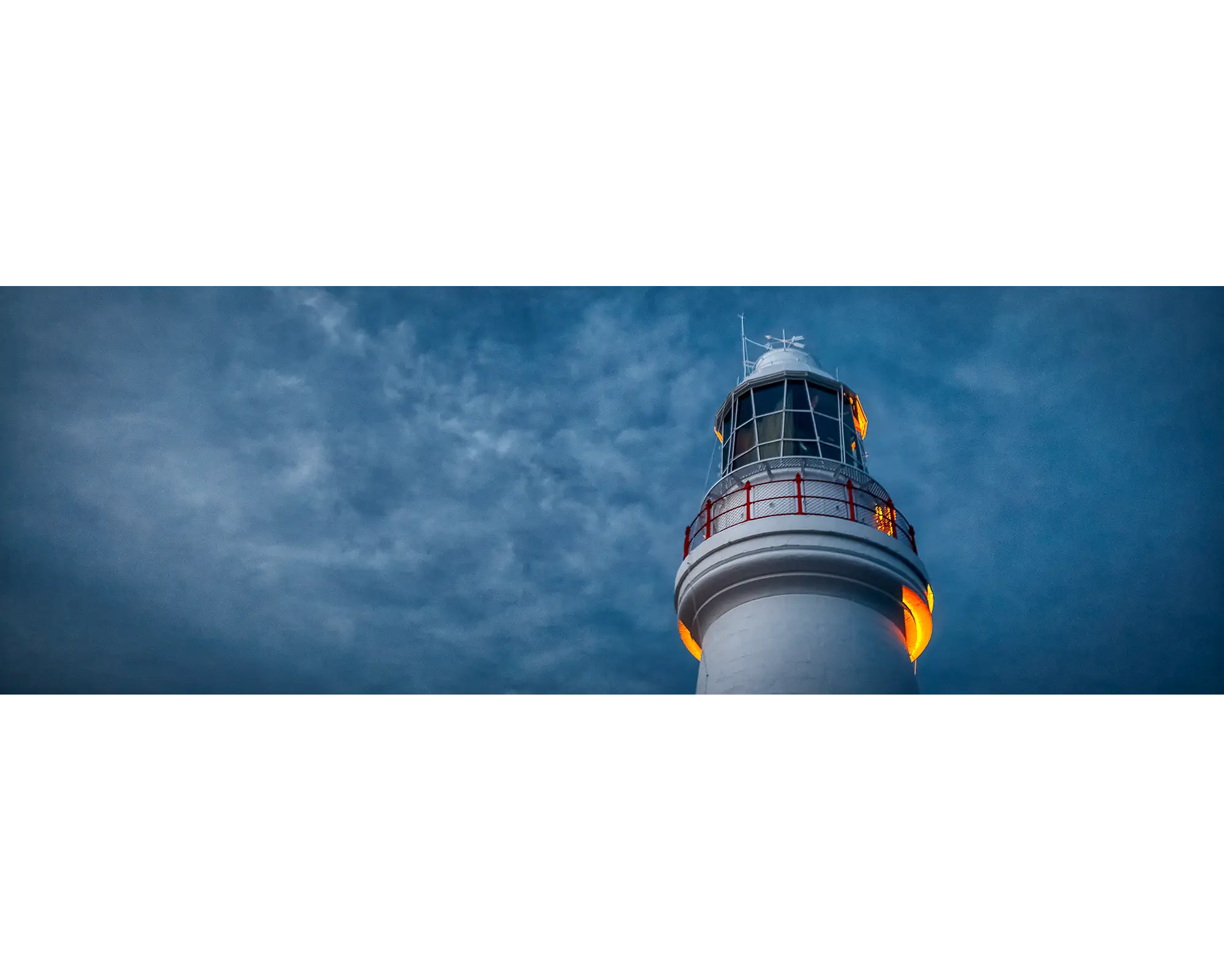 Moonrise At The Lighthouse. Cape Otway Lightstation, Victoria, Australia