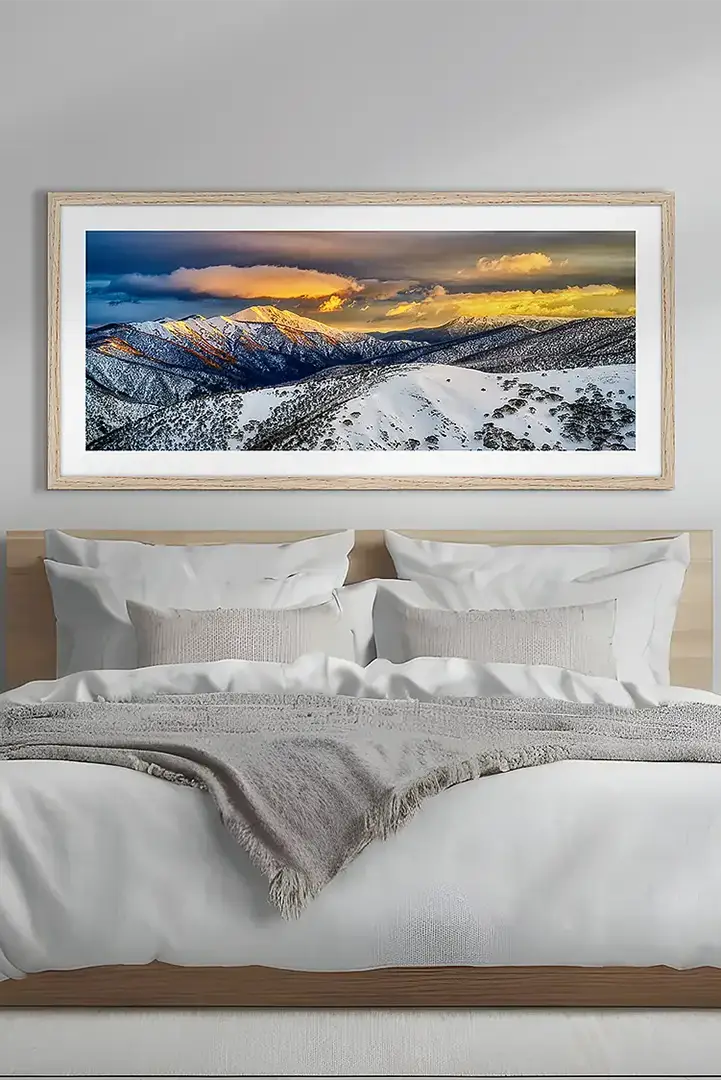 Mountains wall art print collection.