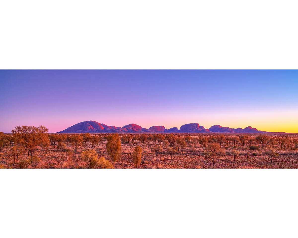 Natural Wonder - Sunrise over Olgas, Kata Tjuta, Northern Territory, Australia.