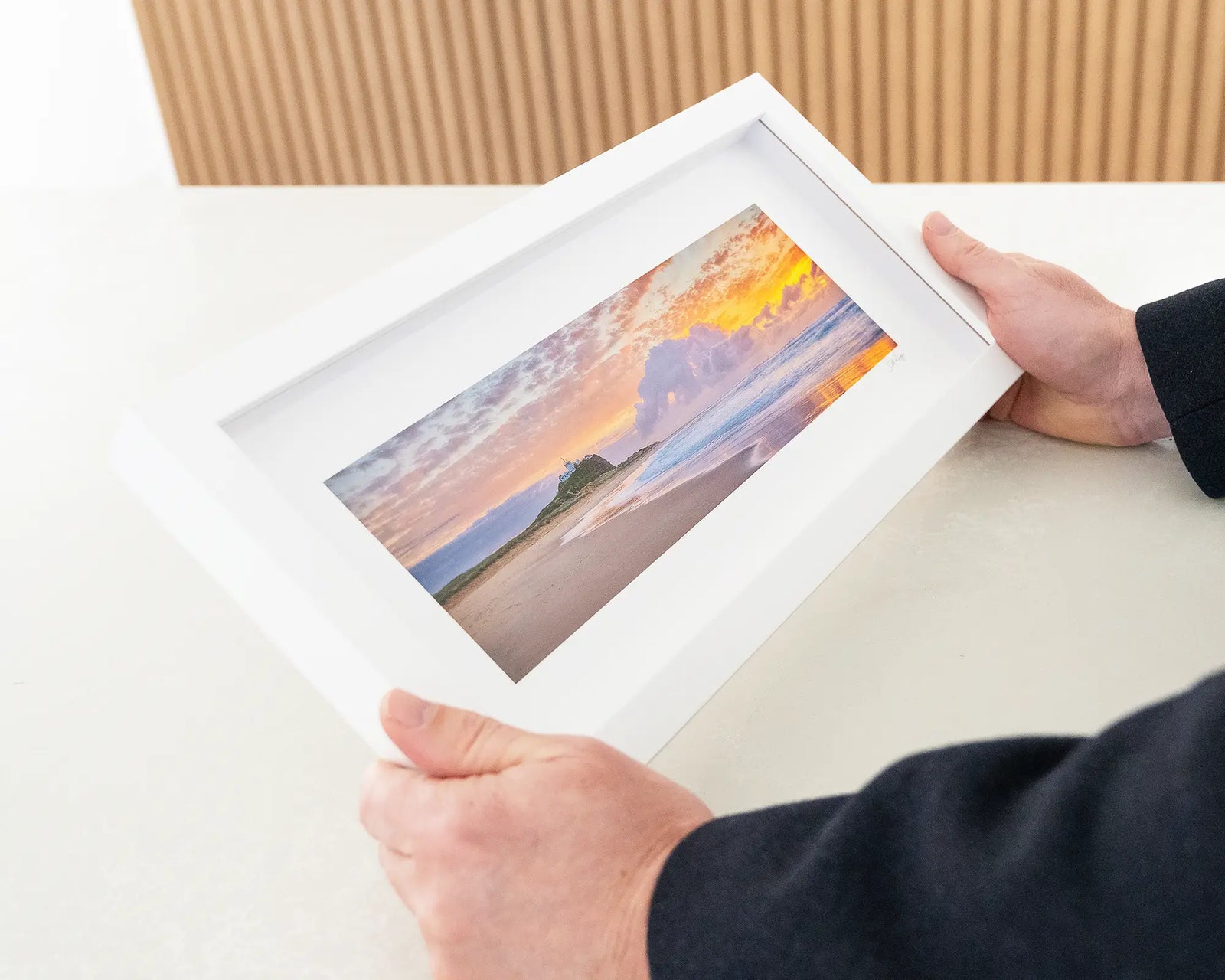 Nobbys Beach - Sunrise with clouds, Newcastle, New South Wales, Australia.