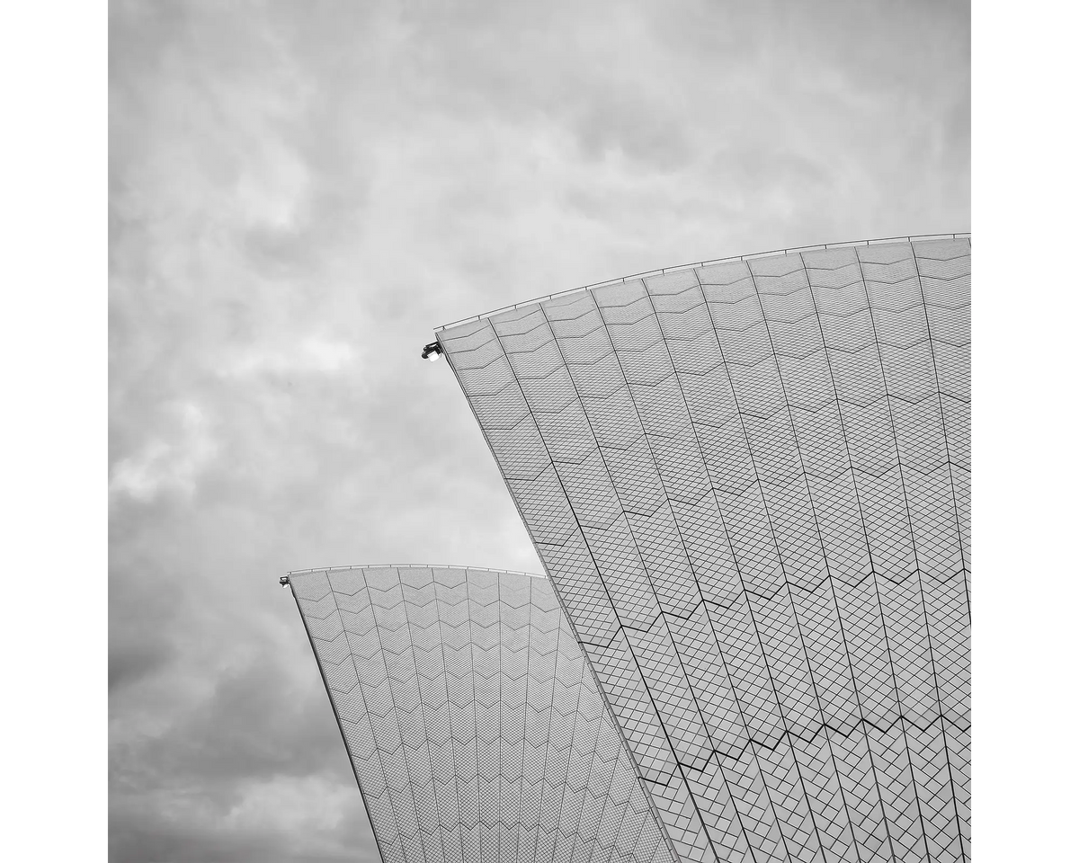 Opera House Shells. Sydney Opera House, New South Wales, Australia.