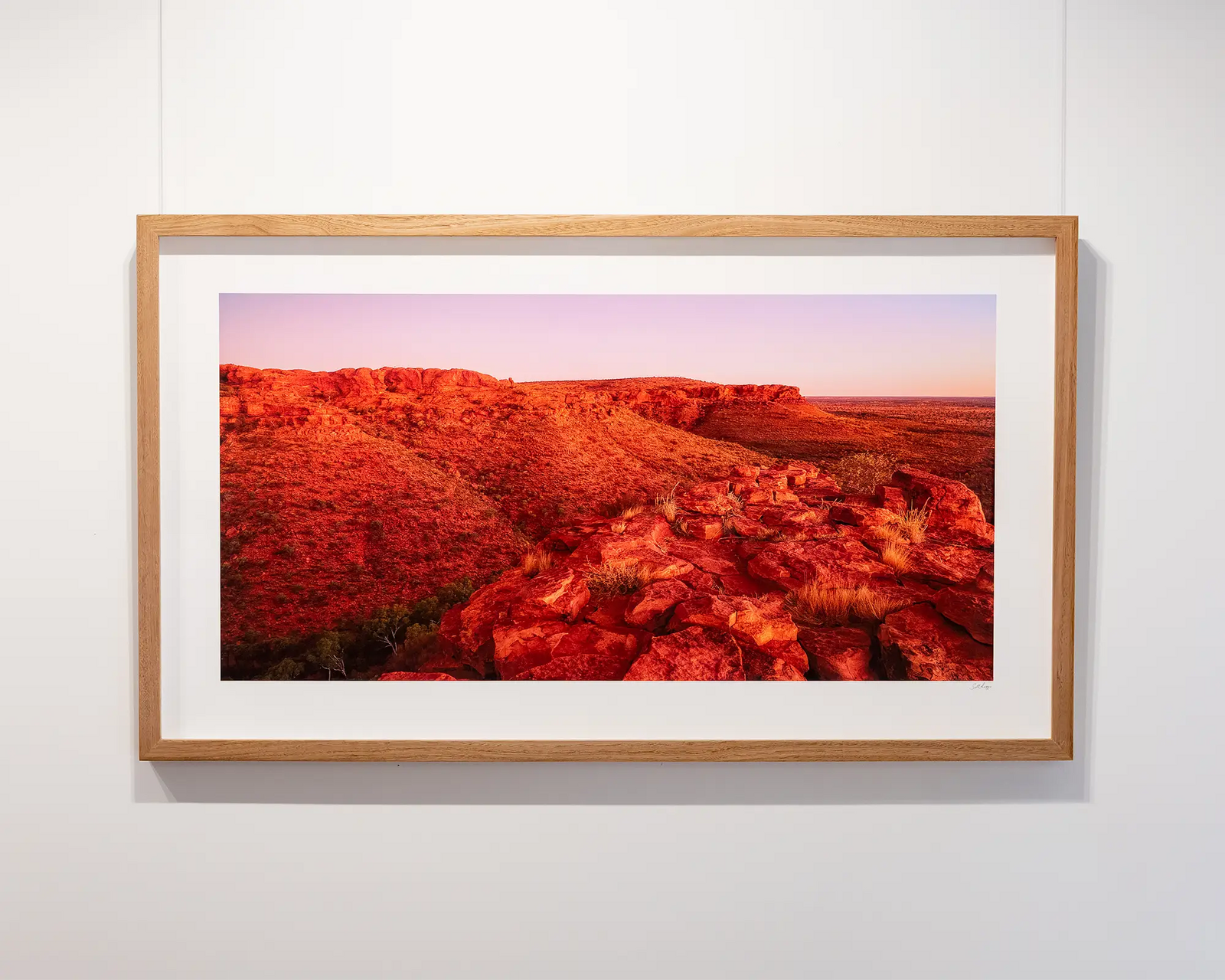 Outback Solitude. Sunset over Kings Canyon, Northern Territory, Australia.