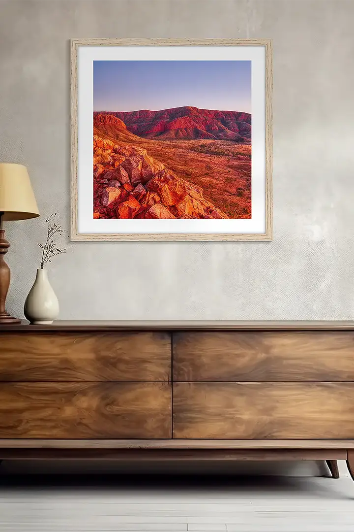 Outback wall art print collection.
