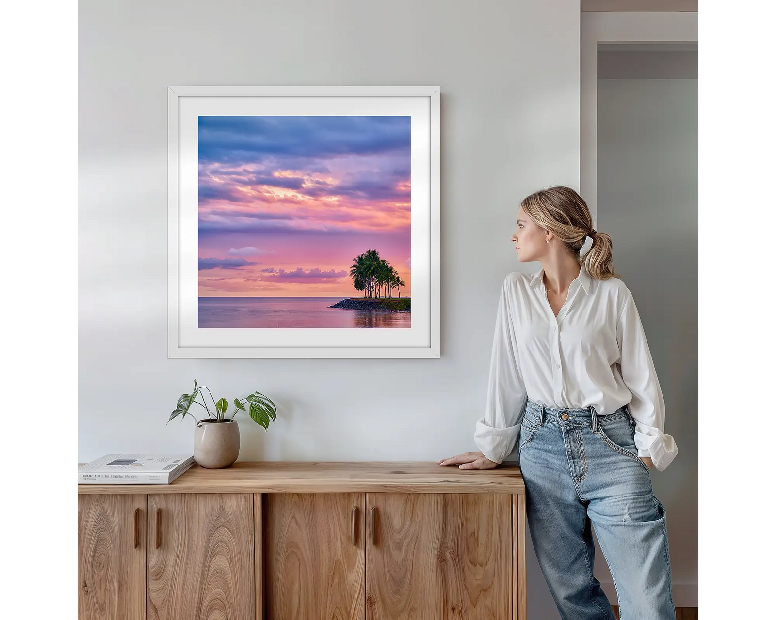 Paradise Palms. Sunrise at Port Douglas, Queensland, Australia.