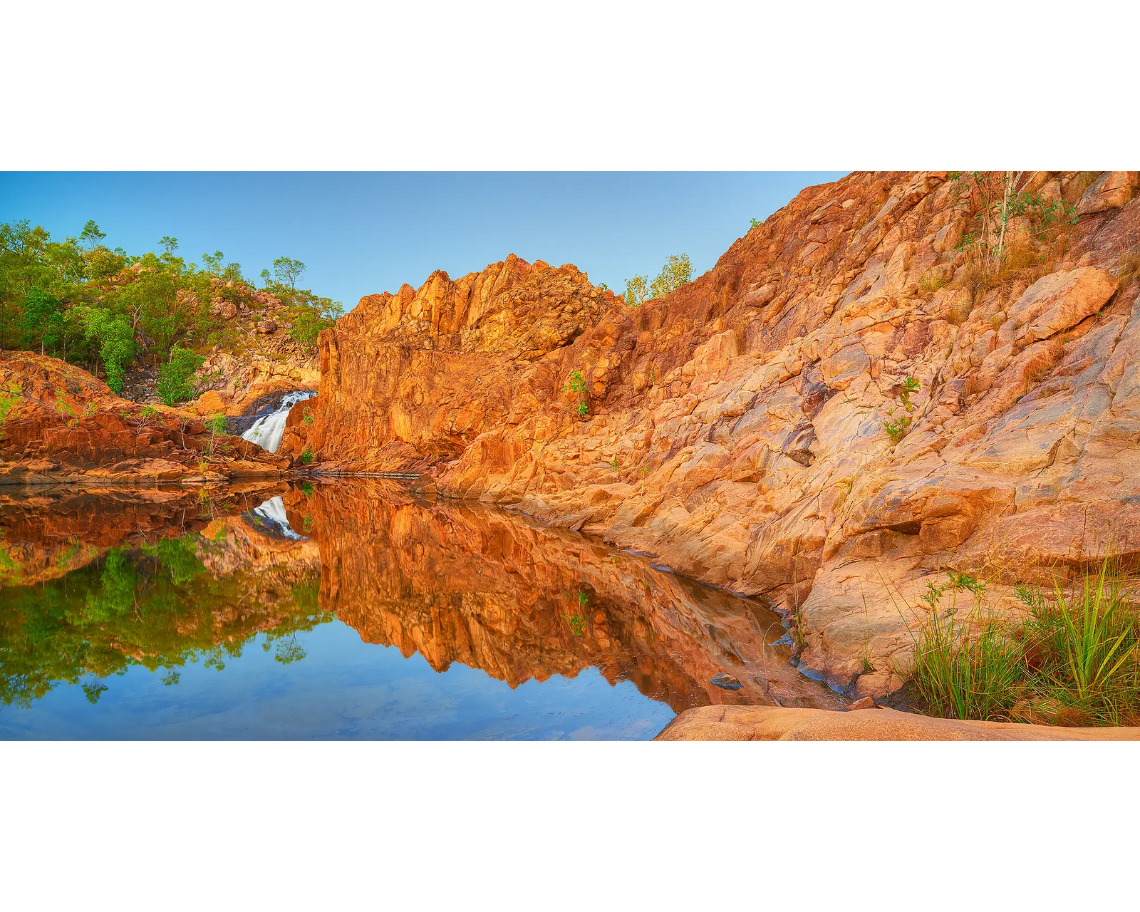 Plunge Pool. Edith Falls, Nitmiluk National Park, Northern Territory, Australia.