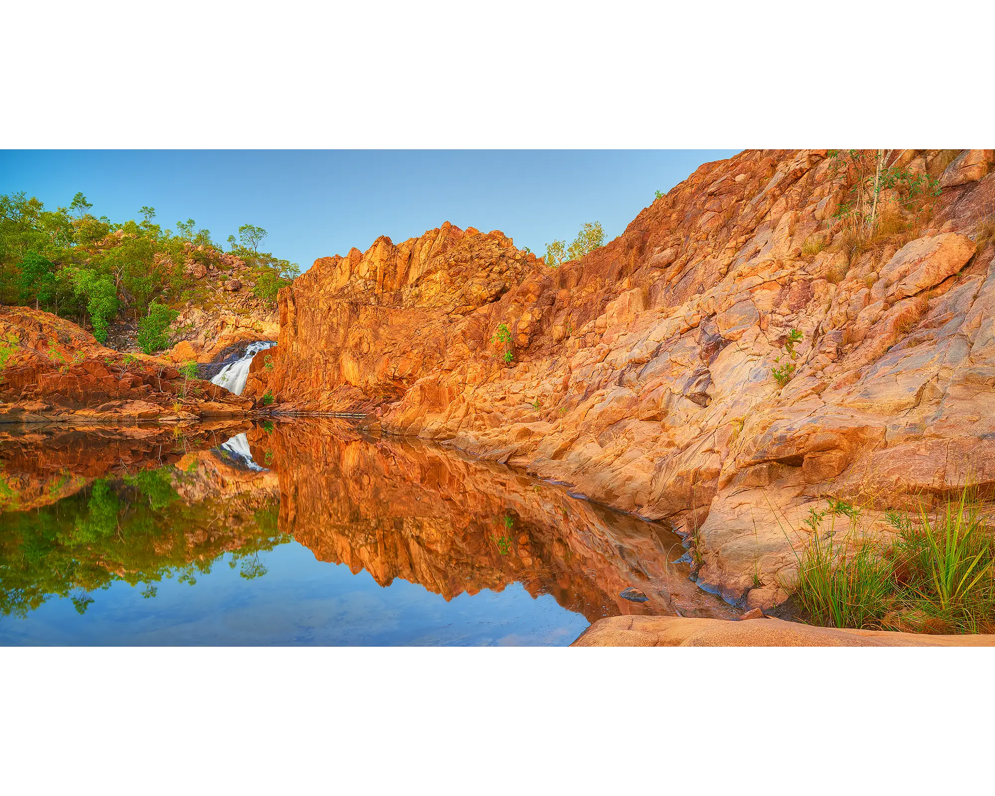 Plunge Pool. Edith Falls, Nitmiluk National Park, Northern Territory, Australia.