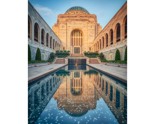 Pool of Reflection - Acrylic Block Of The Australian War Memorial