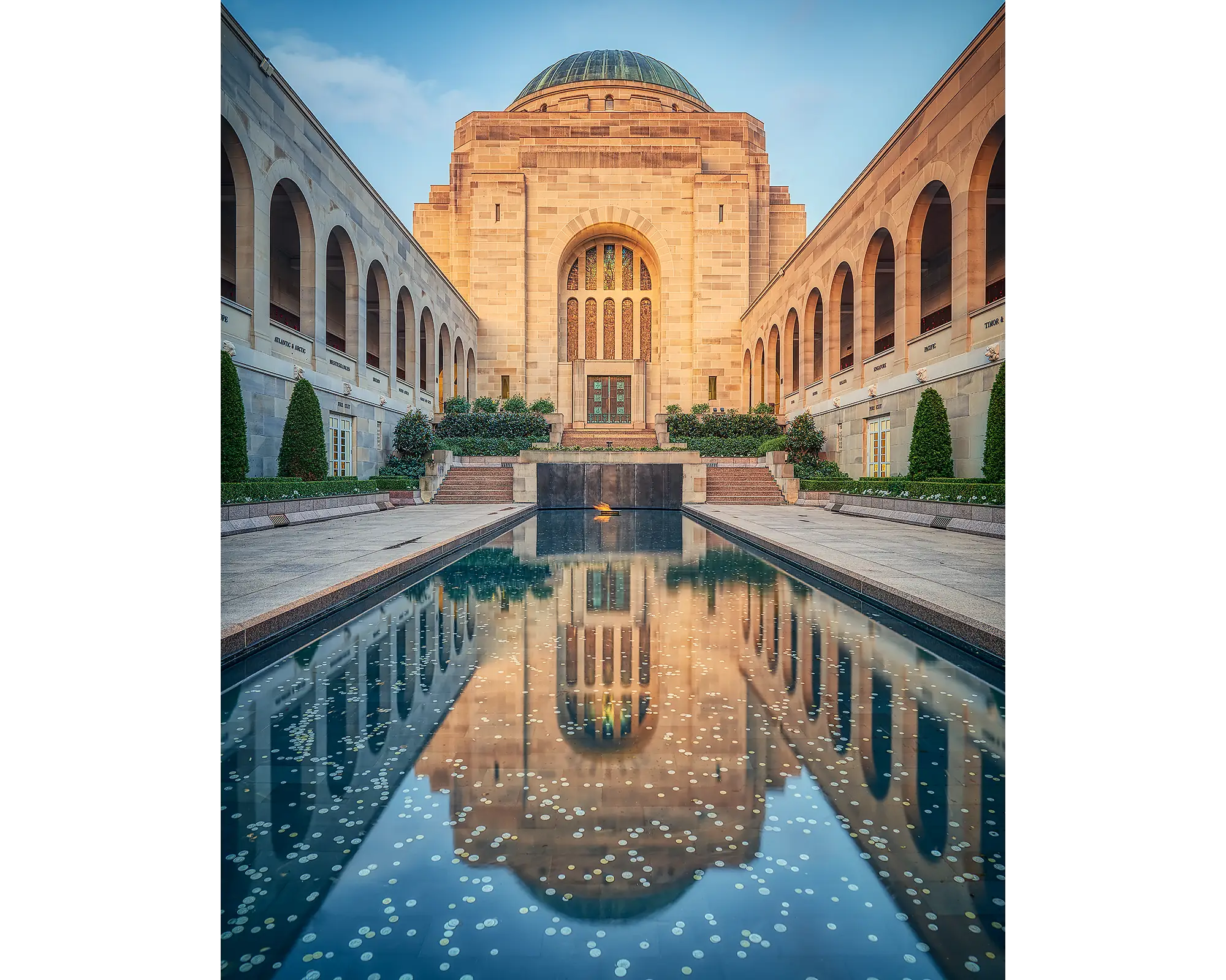 Pool Of Reflection, Australian War Memorial, Canberra.