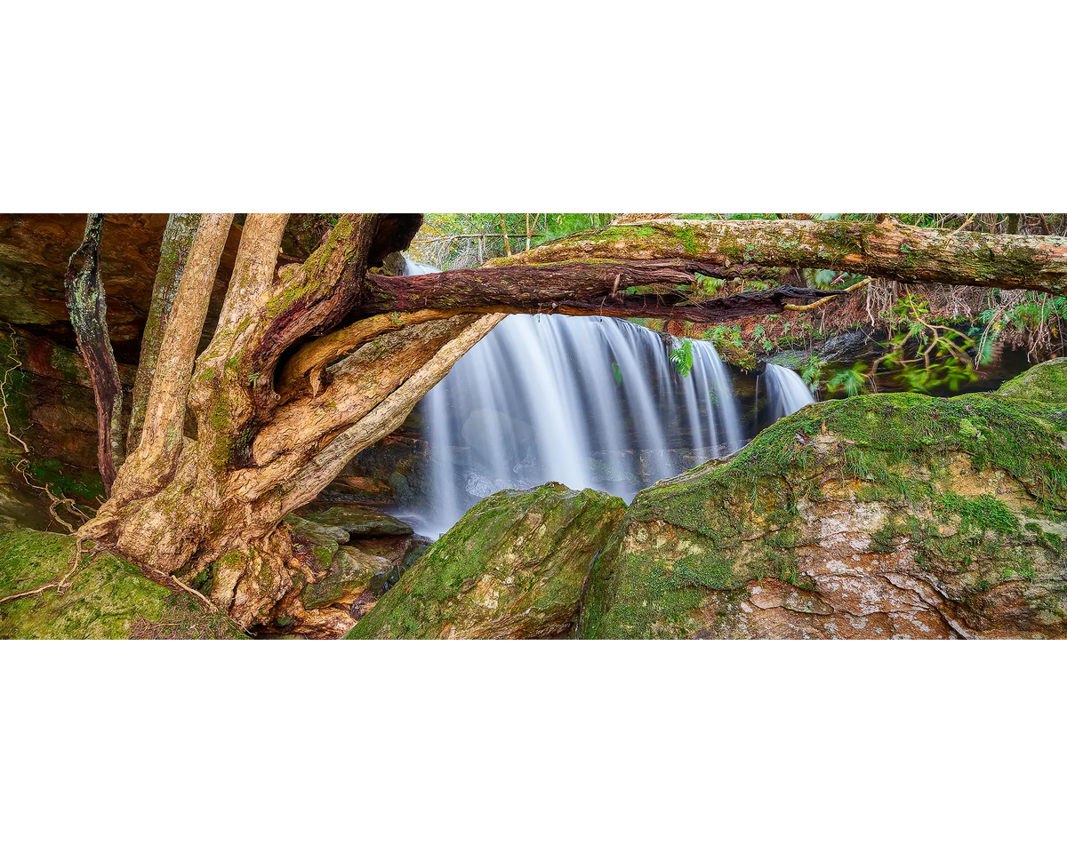 Protected Falls. Morton National Park, New South Wales.