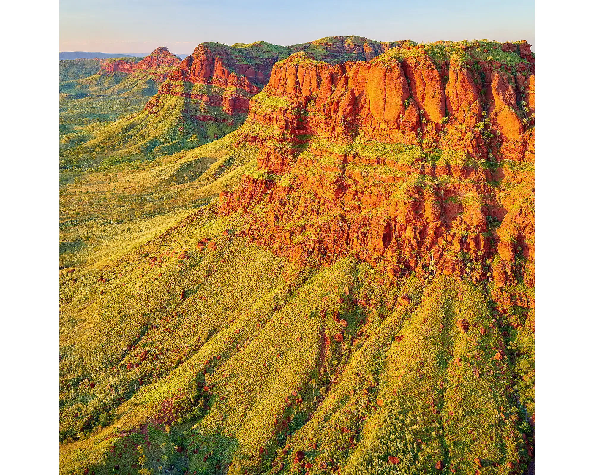 Ragged Bluff - Ragged Range, The Kimberley, Western Australia.